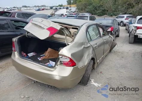 2008 Honda Civic Lx from USA, damaged, VIN 1HGFA16508L087006